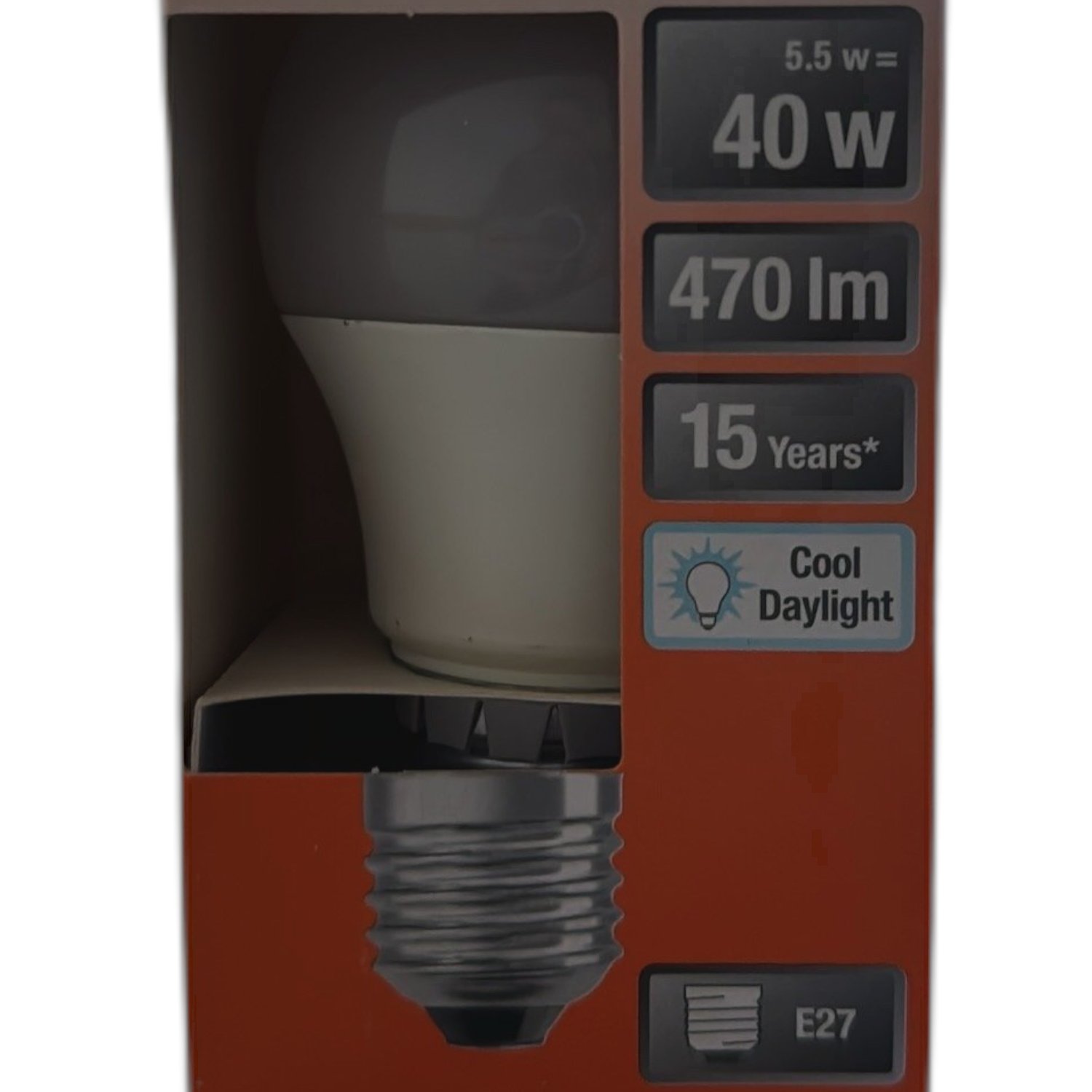 10x Osram LED Star Classic A40 470lm E27 40W cool Daylight (6500K) Tageslichtweiß