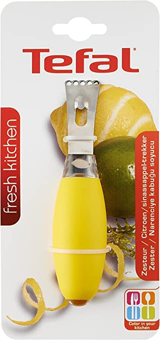 Tefal k2080514 Fresh Kitchen Zestenreißer Edelstahl Gelb 13,4 x 3,2 x 3,2 cm