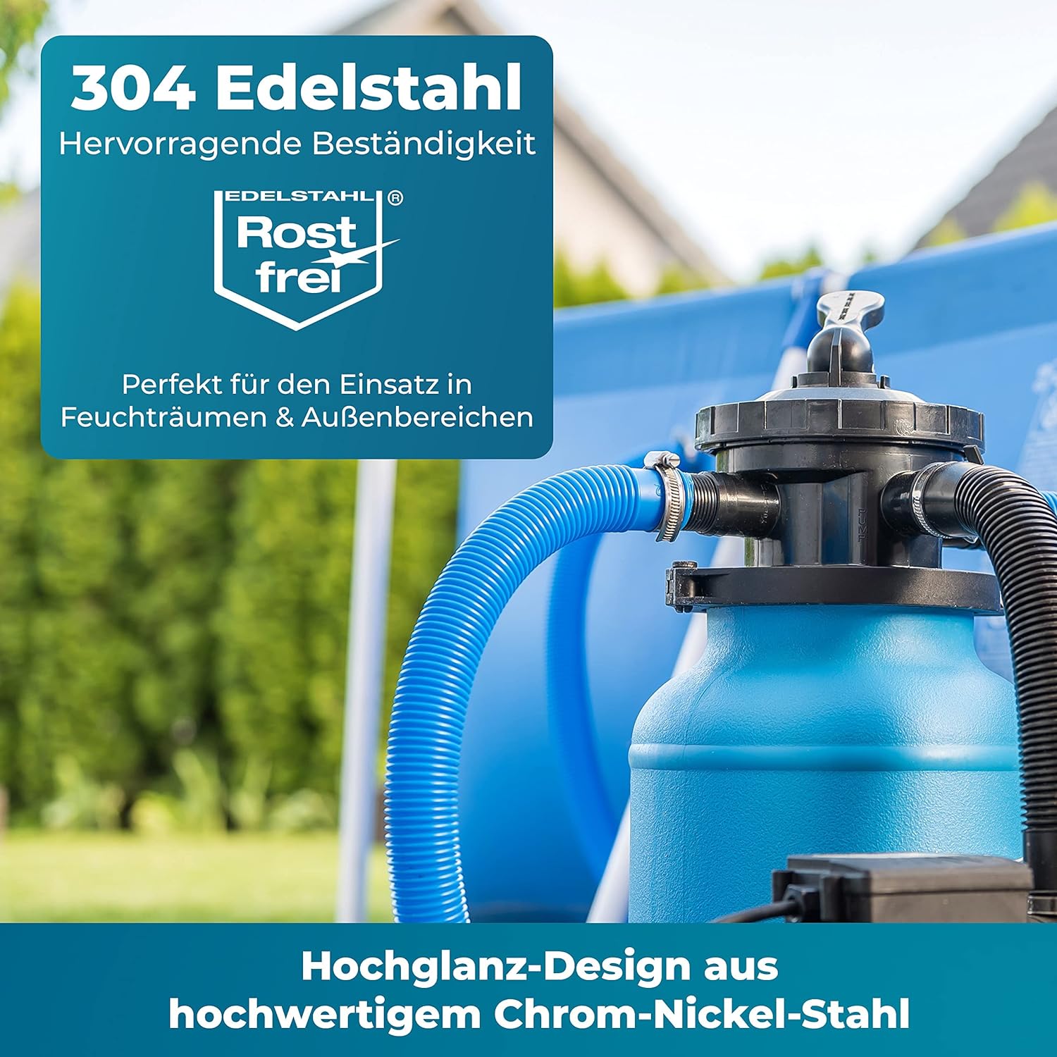 FIXXIA® Schlauchschellen [40-60mm] - rostfreier robuster Edelstahl - Schlauchklemme - Schlauchschelle für Pool, Garten, KFZ & Waschmaschine geeignet 6er-Pack